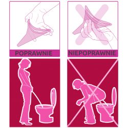 Lejek dla kobiet toaleta damska sikanie na stojąco urinelka WC