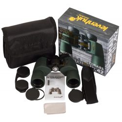 Lornetka Sherman PRO 10x42 z podróżnym etui i ściereczką do czyszczenia