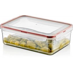 Pojemnik plastikowy 2,6L SAVER BOX zamykany na żywność jedzenie prostokąt z uszczelką