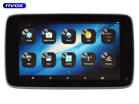 Tablet z uchwytem samochodowym NVOX 10 cali TFT LED HD system ansdroid WiFi SD USB nadajnik FM