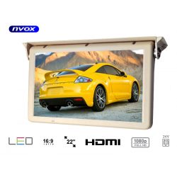 Monitor elektrycznie i automatycznie opuszczany podwieszany LED FULL HD 22 cali