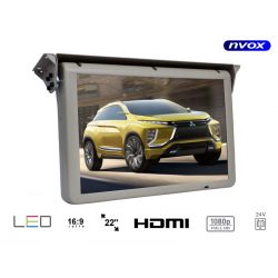 Monitor podwieszany NVOX matryca LED FULL HD 22 cali podsufitowy automatycznie opuszczany wejście