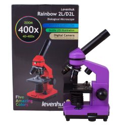 Mikroskop optyczny dla dzieci Levenhuk z serii Rainbow 40-400x