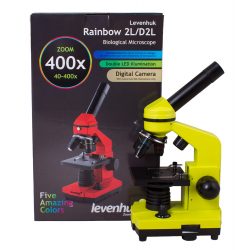 Mikroskop optyczny dla dzieci Levenhuk z serii Rainbow 40-400x