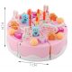 Tort urodzinowy do krojenia 75 elementów zabawka dziecięca kuchnia