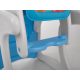 Krzesełko do karmienia 3w1 krzesło i stolik dla dzieci pasy bezpieczeństwa regulacja niebieskie
