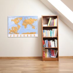 Mapa odkrywcy i podróżnika mapa świata zdrapywanka, zdrap miejsce gdzie byłeś opisy ciekawych miejsc