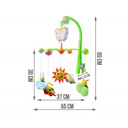 Karuzela na łóżeczko pozytywka dla najmłodszych maskotki