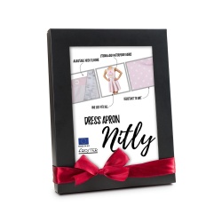 Nitly Muffin fartuszek kuchenny różowy babeczka jak sukienka
