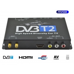 Tuner samochodowy do telewizji naziemnej DVB-T MPEG 2/4 USB HDMI