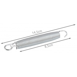 Sprężyny do trampoliny 145mm sprężyna 14,5cm 10szt komplet