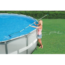 Teleskopowy kij aluminiowy 279 cm element zestawu do utrzymania porządku w basenie 29055 INTEX