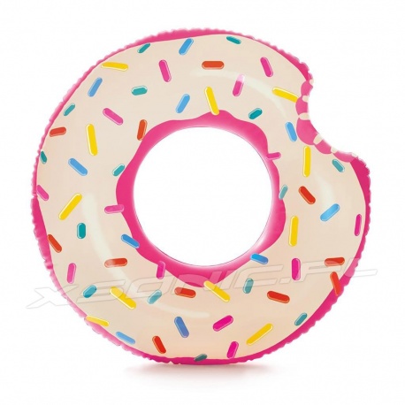Duże dmuchane koło do pływania Donut pączek 107 cm INTEX 56265