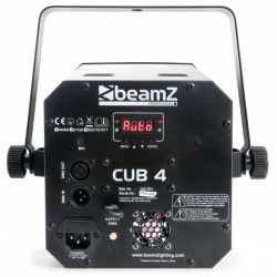 Efekt świetlny BeamZ Cub4 II LED wbudowany mikrofon z regulowaną czułością