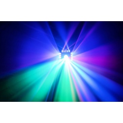 Efekt świetlny BeamZ Cub4 II LED wbudowany mikrofon z regulowaną czułością