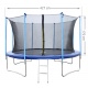 Siatka wewnętrzna 14ft 427cm 8 słupków ochronna do trampoliny ogrodowej