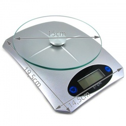 Waga kuchenna szklany talerz elektronicza do 5kg do 1 grama