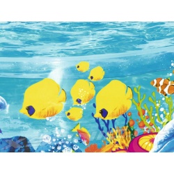 Basen dla dzieci Rybki 183 x 38 cm rozporowy prosta konstrukcja Bestway 55030