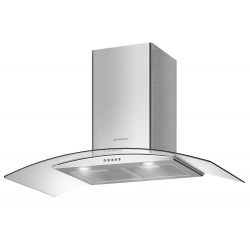 Okap kuchenny kominowy 90 cm ścienny z oświetleniem LED Berdsen BT-223