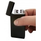 Zapalniczka PLAZMOWA kameleon czarna ładowana na USB 2 łuki bezogniowa zamykana