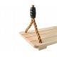 Huśtawka dla dzieci drewniana płaskie siedzisko z linami