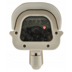 Atrapa kamery do monitoringu CCTV solarna migająca dioda Led kamera IR
