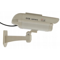 Atrapa kamery do monitoringu CCTV solarna migająca dioda Led kamera IR