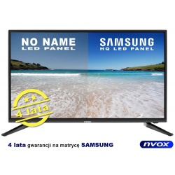 Telewizor LED o przekątnej 32 cali NVOX tuner DVB-T MPEG-4/2 wejście USB złącze HDMI