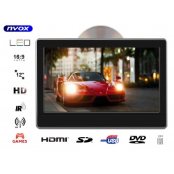 Przenośny odtwarzacz samochodowy montowany na prętach zagłówka NVOX 11.6 cala TFT LCD HD SD USB