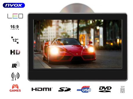 Przenośny odtwarzacz samochodowy montowany na prętach zagłówka NVOX 11.6 cala TFT LCD HD SD USB