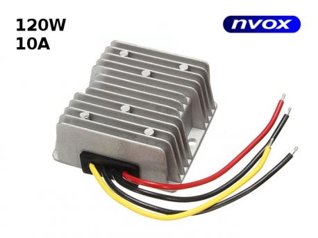 Redukcja napięcia NVOX z 24V na 12V 10A moc 120W