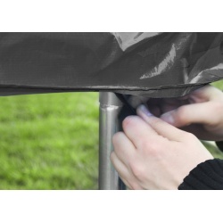 Osłona na sprężyny 396-404 cm 13FT do trampoliny ogrodowej czarna niebieska