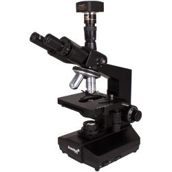Cyfrowy mikrskop trójokularowy Levenhuk D870T z kamerą 8 Mpx i zestawem akcesoriów