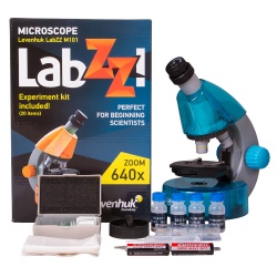 Microskop dla dzieci rodem z filmu science fiction Levenhuk LabZZ M101