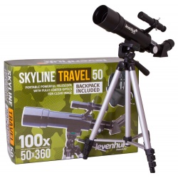Teleskop Levenhuk Skyline Travel 50 wygodny plecak do transportowania