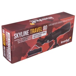 Teleskop Levenhuk Skyline Travel 80 krótki tubus optyczny przenośny z plecakiem