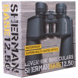 Lornetka powiększenie 10x Levenhuk Sherman BASE 12x50