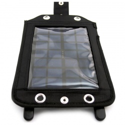 Podróżna ładowarka solarna z panelem 3000 mAh w etui praktyczne mocowania