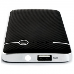 Power bank przenośna ładowarka 4000 mAh z włókna węglowego 2 kolory do wyboru
