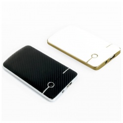 Power bank przenośna ładowarka 4000 mAh z włókna węglowego 2 kolory do wyboru
