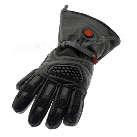 Ogrzewane rękawice motocyklowe GLOVii GS1 Hypora z tkaniną Thinsulate dotyk