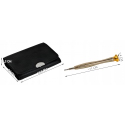 Zestaw śrubokręt wkrętak precyzyjny Torx + 24 końcówki do telefonów GSM