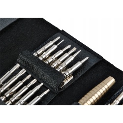 Zestaw śrubokręt wkrętak precyzyjny Torx + 24 końcówki do telefonów GSM