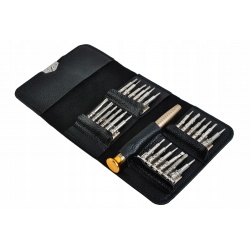 Zestaw śrubokręt wkrętak precyzyjny Torx + 24 końcówki do telefonów GSM