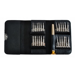 Zestaw śrubokręt wkrętak precyzyjny Torx + 24 końcówki do telefonów GSM