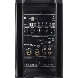 Kolumna mobilna na kółkach Ibiza Sound PORT8VHF-BT z Bluetooth odtwarzacz mp3