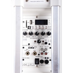 Kolumna mobilna na kółkach Ibiza Sound PORT8VHF-BT z Bluetooth odtwarzacz mp3