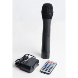 Mobilny zestaw nagłośnieniowy Ibiza Sound odtwarzacz MP3 Bluetooth z mikrofonem na kółkach