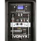 Kolumna mobilna Vonyx AP1500PA 15 calowy głośnik moc 800W body pack z mikrofonem nagłownym