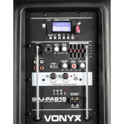 Kolumna mobilna Vonyx SPJ-PA915 moc 700W tuner radiowy FM Bluetooth